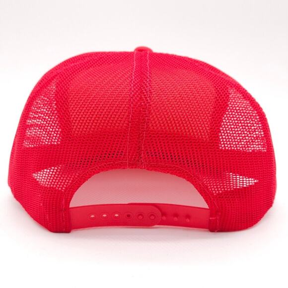 Vintage KRGO Rocky MTN‎ County Radio Station Snapback Mesh Trucker Hat Foam Cap - Picture 5 of 7